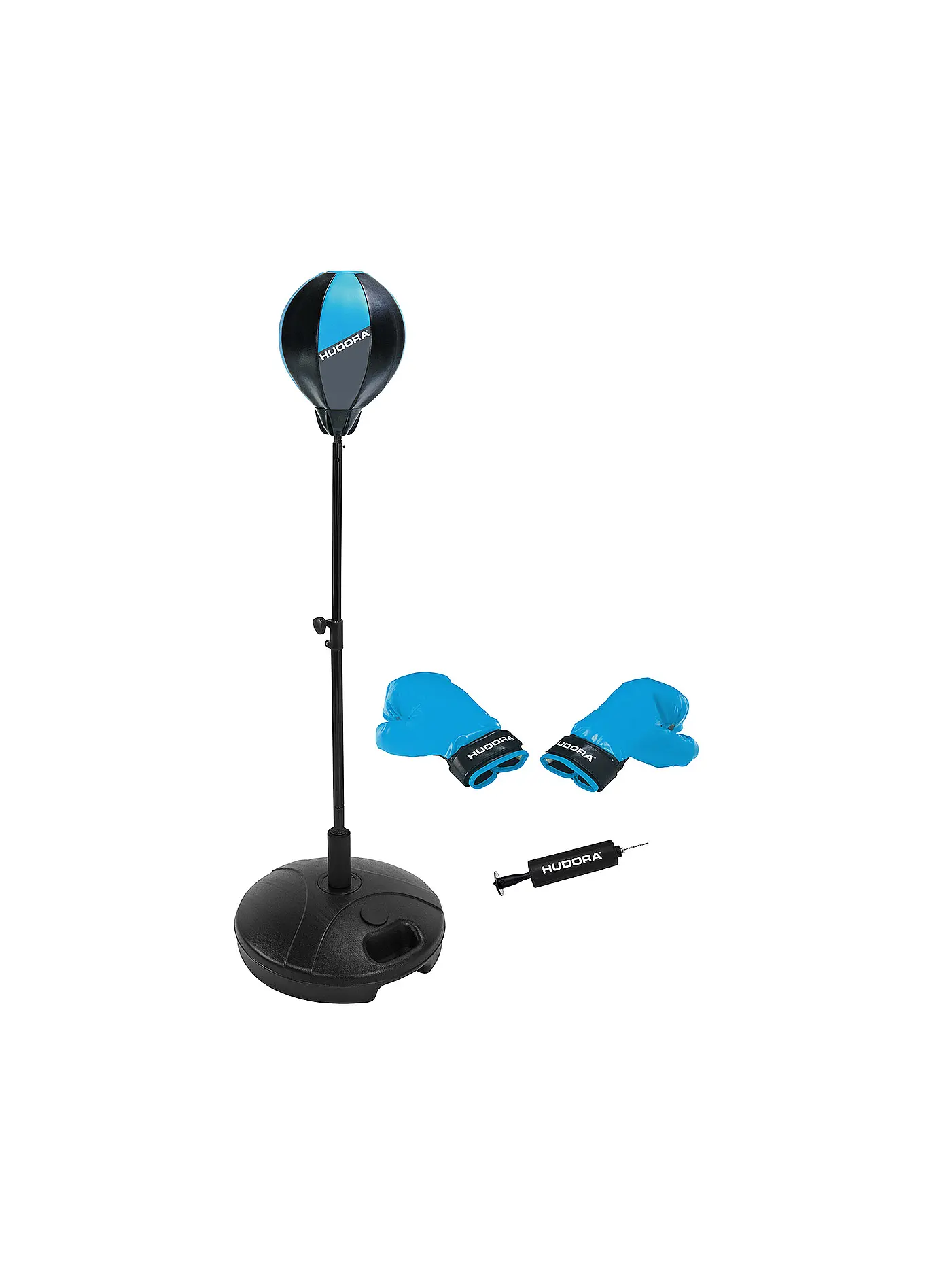 HUDORA | Punchingball mit Boxhandschuhen und Pumpe | 